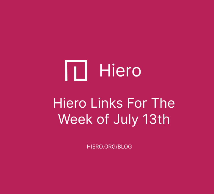 Hiero Links For The Week of July 13th